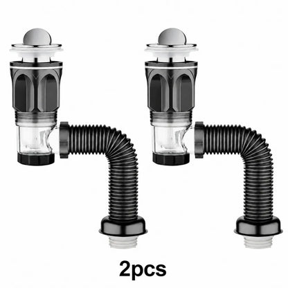Kitchen Sink Drain Kit ABS and Stainless Steel