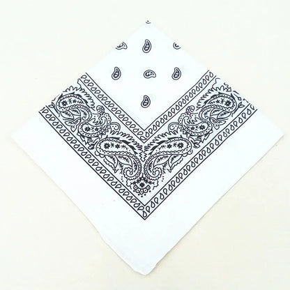 Unisex Polyester Paisley Bandana Hair Wrap