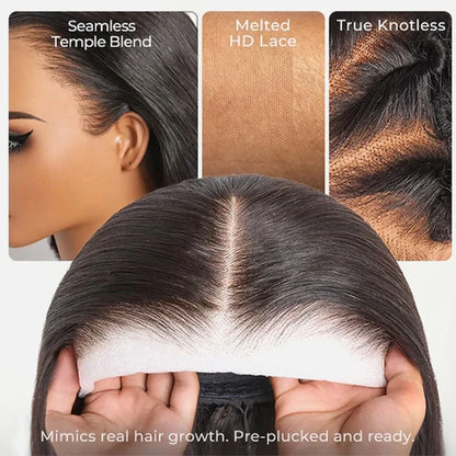 30 Inch Transparent Lace Front Wig Brazilian Human Hair