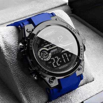 Men's Digital Sports Watch -LED Display