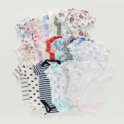 Baby Bodysuit Summer Romper for Newborns 0-12M