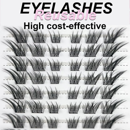 Individual Mink Eyelashes 60 Bundles Cluster Lashes