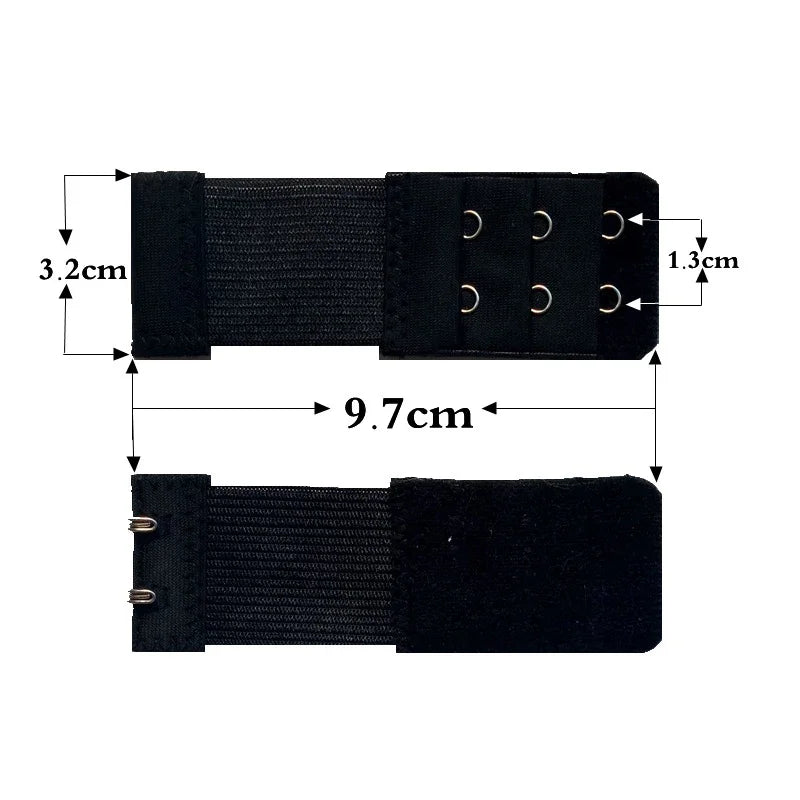 Bra Extender for Women's Adjustable Cotton Strap Natural Color