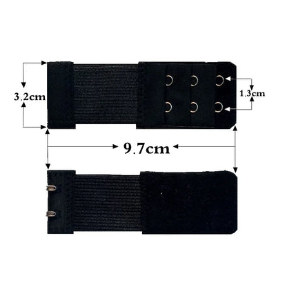 Bra Extender for Women's Adjustable Cotton Strap Natural Color