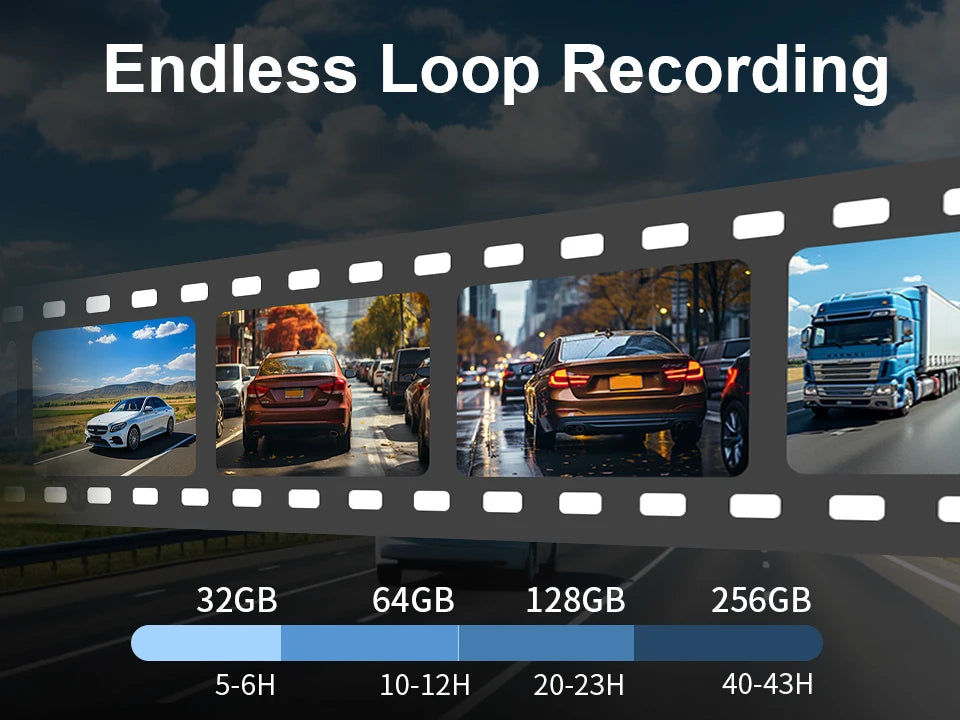 KAWA D5 2K Dash Camera with WiFi and Voice Control