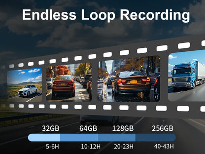 KAWA D5 2K Dash Camera with WiFi and Voice Control