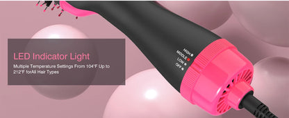 LISAPRO 2 In 1 Hair Dryer and Volumizer Hot Air Brush