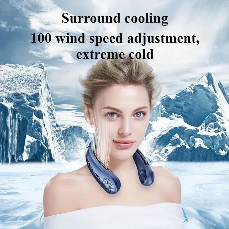 5-Speed Lightweight Wearable Neck Fan