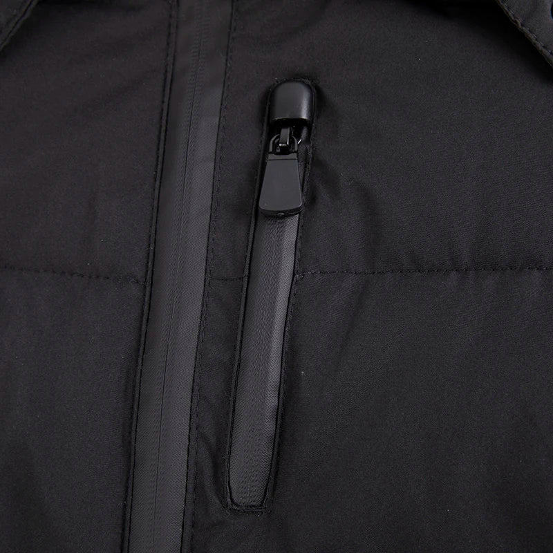 Women's Hooded Padded Winter Parka with Belt