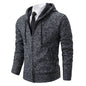Men's Fleece Zipper Cardigan Casual Sports Coat