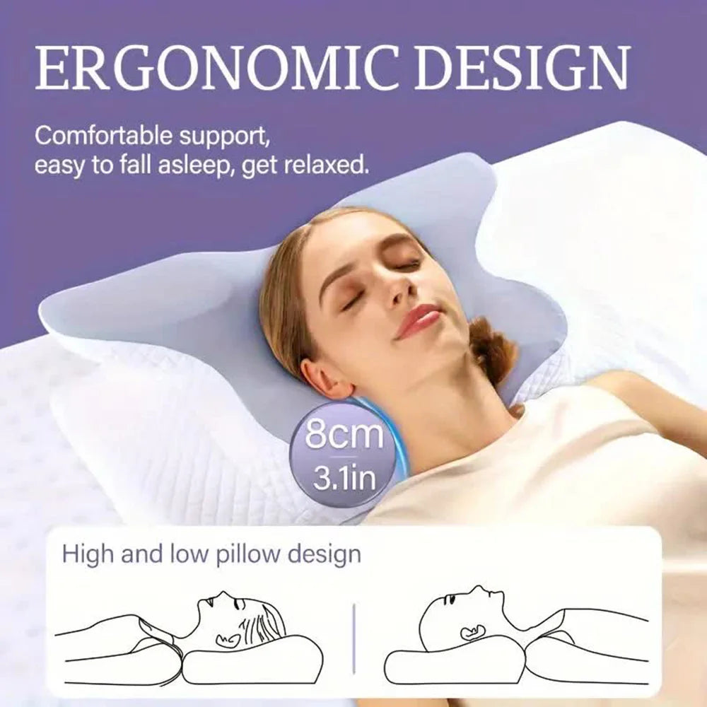 Memory Foam Butterfly Shaped Neck Pillow