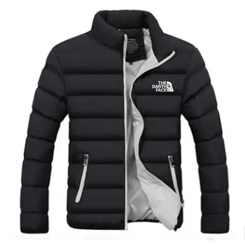 Men's Casual Printed Cotton Parka Jacket