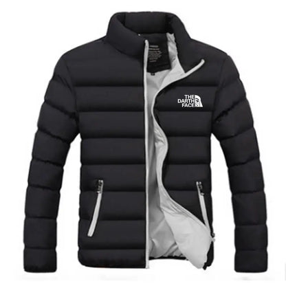 Men's Casual Printed Cotton Parka Jacket