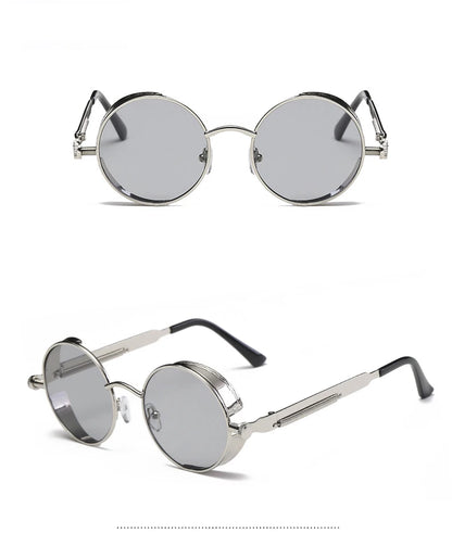 Metal Alloy Round Sunglasses for Men