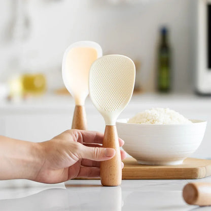 Silicone Non-stick Cooking Spoon Durable Kitchen Gadget