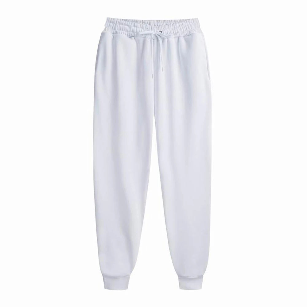 Men's Casual Polyester Sweatpants for Gym and Jogging