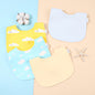 4pcs Cotton Baby Adjustable Bibs Bandana Scarf