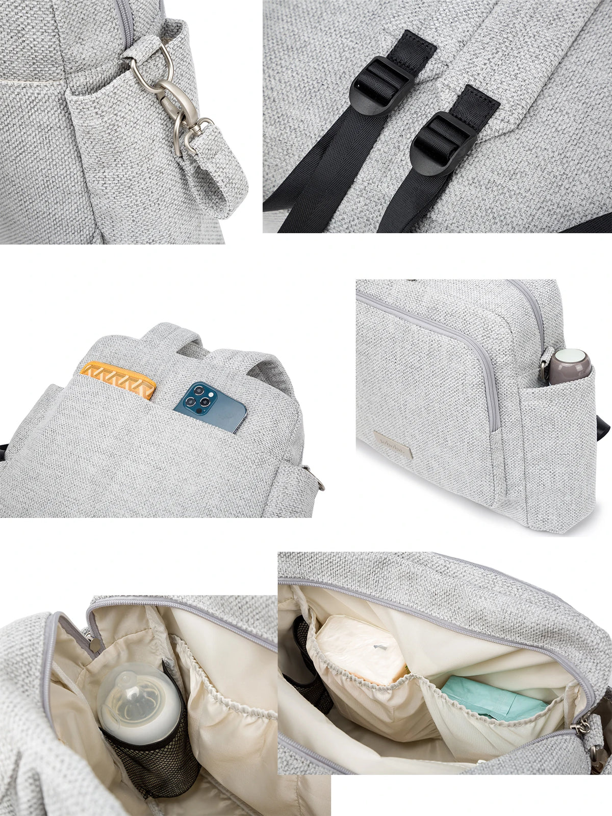 Soboba Waterproof Polyester Diaper Backpack for Babies