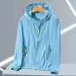 Men's Thin Ice Silk Hooded Sun Protection Jacket