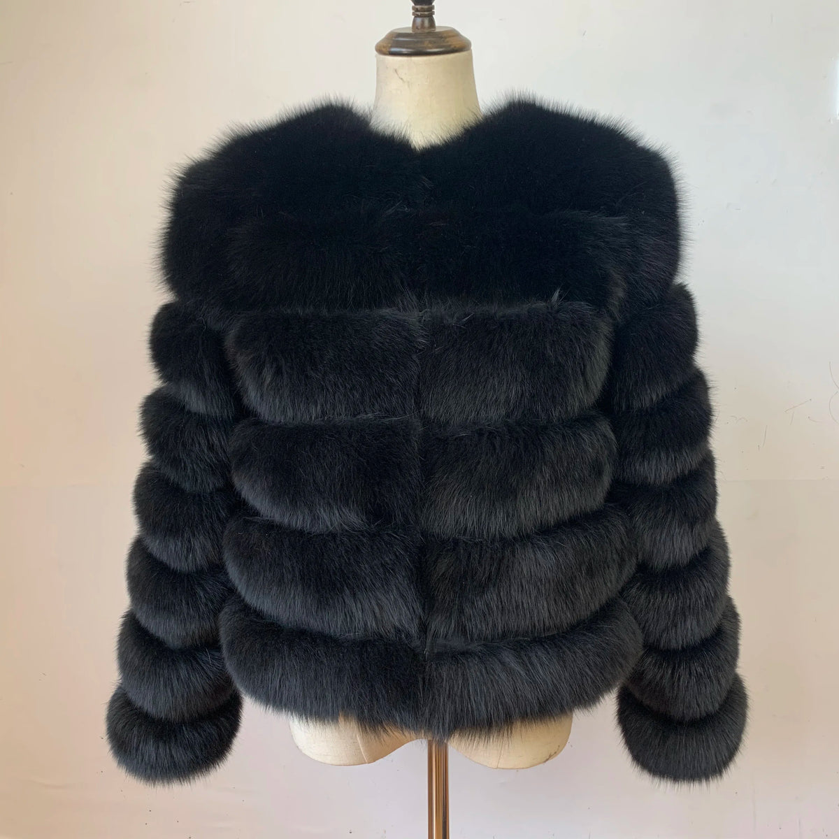 4in1 Real Fox Fur Coat for Women