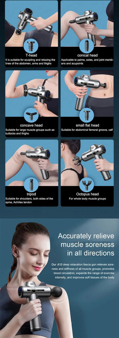 Deep Tissue Massage Gun -Electric Muscle Massager