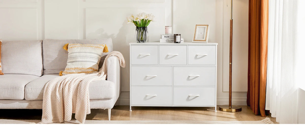 JHK Modern Wooden Wardrobe With 5/7/10 Drawers