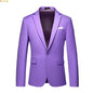 Bright Green Men's Blazer, Polyester Slim Fit Jacket