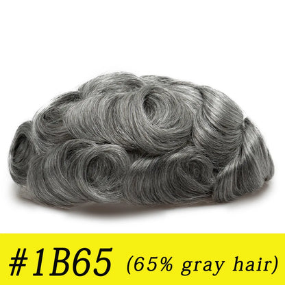 Thin Skin 0.03mm Natural Hair Toupee for Men
