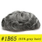 Thin Skin 0.03mm Natural Hair Toupee for Men