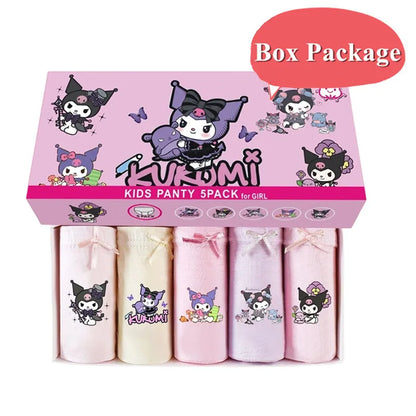 Cotton Girls Briefs with Cartoon Characters