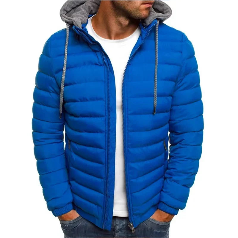 Hooded Zipper Jacket for Outdoor Leisure Sports