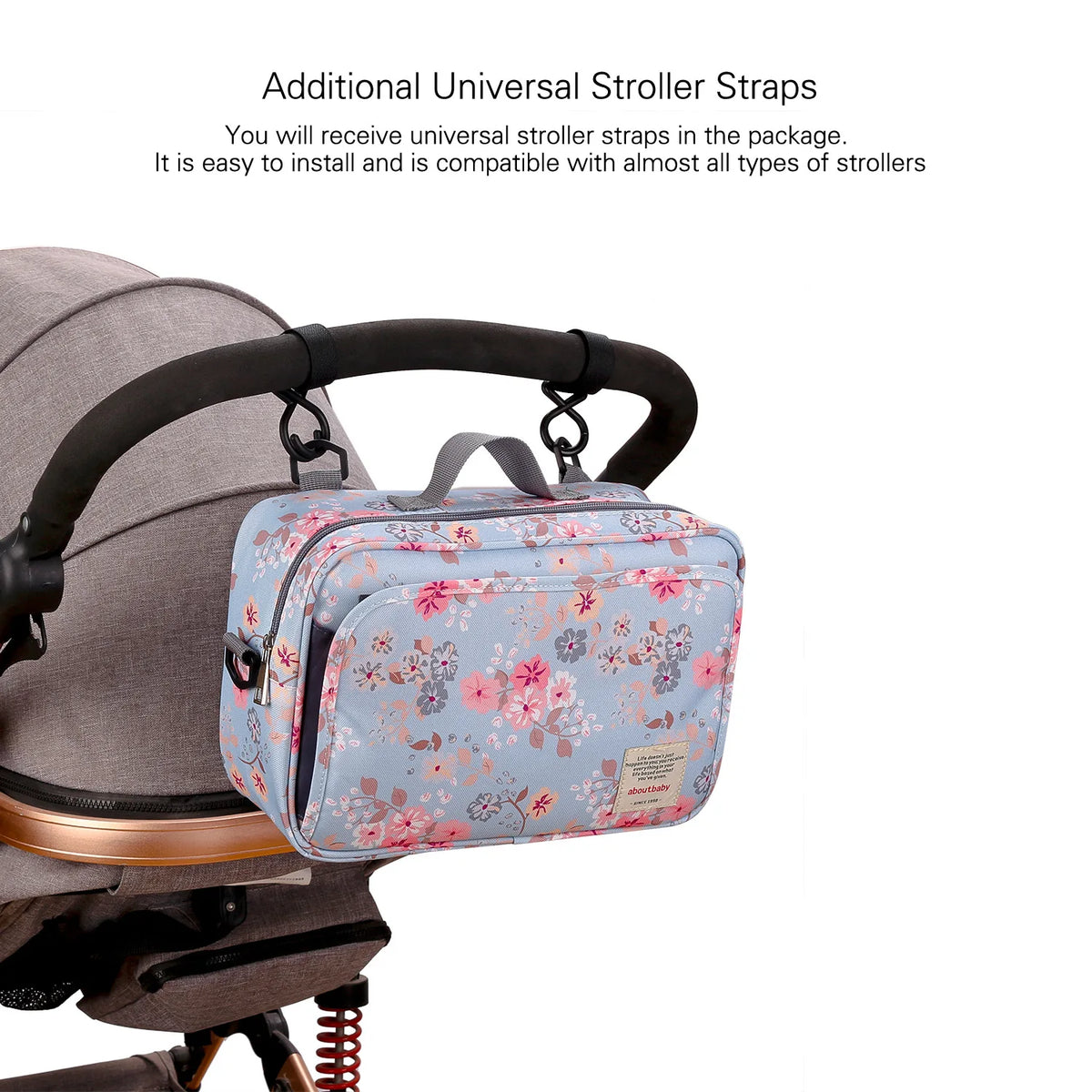 Waterproof Baby Stroller Bag Multifunction Diaper Organizer