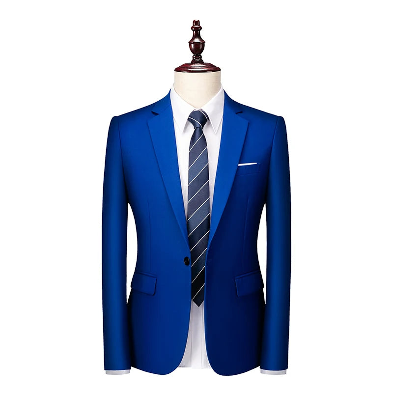 Bright Green Men's Blazer, Polyester Slim Fit Jacket