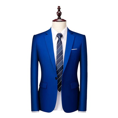 Bright Green Men's Blazer, Polyester Slim Fit Jacket