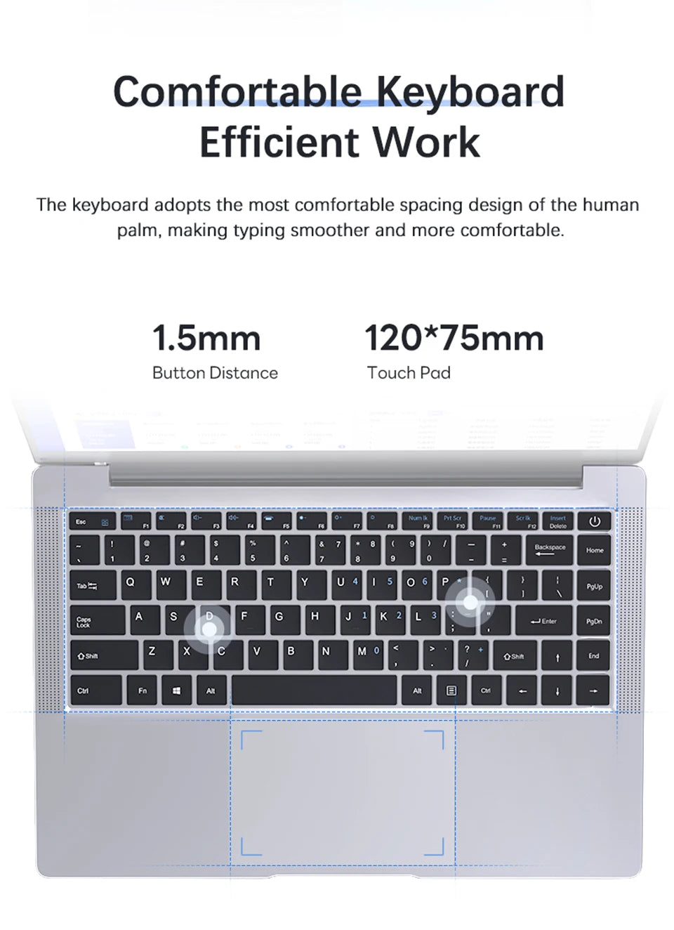 14.1 Inch Ultra Slim Laptop with Intel Atom A3950