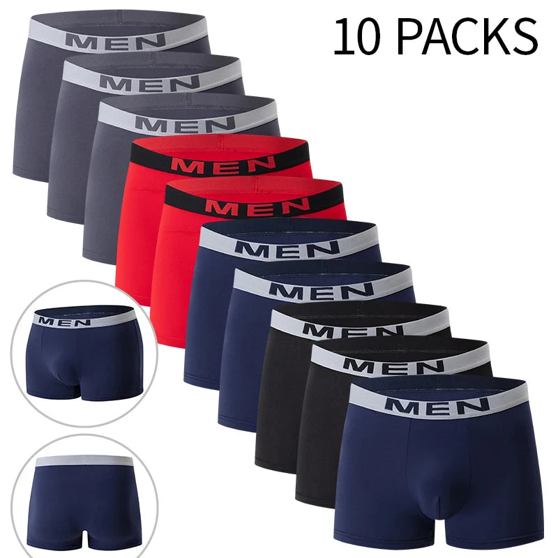 Men's Printed Boxer Shorts Comfortable Plus Size