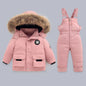 Winter Down Jacket for Boys and Girls Thicken Snowsuit