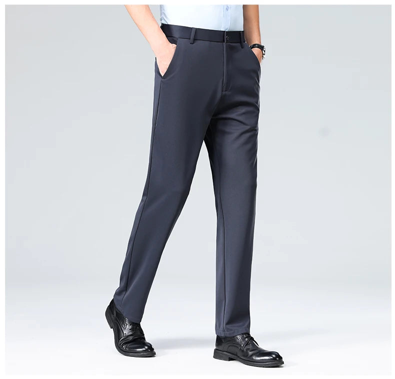 Men's Summer Casual Suit Pants Plus Size 28-42