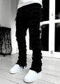 Men's Ripped Distressed Denim Jeans Casual Pants
