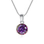 Moissanite Pendant Necklace 925 Sterling Silver Women