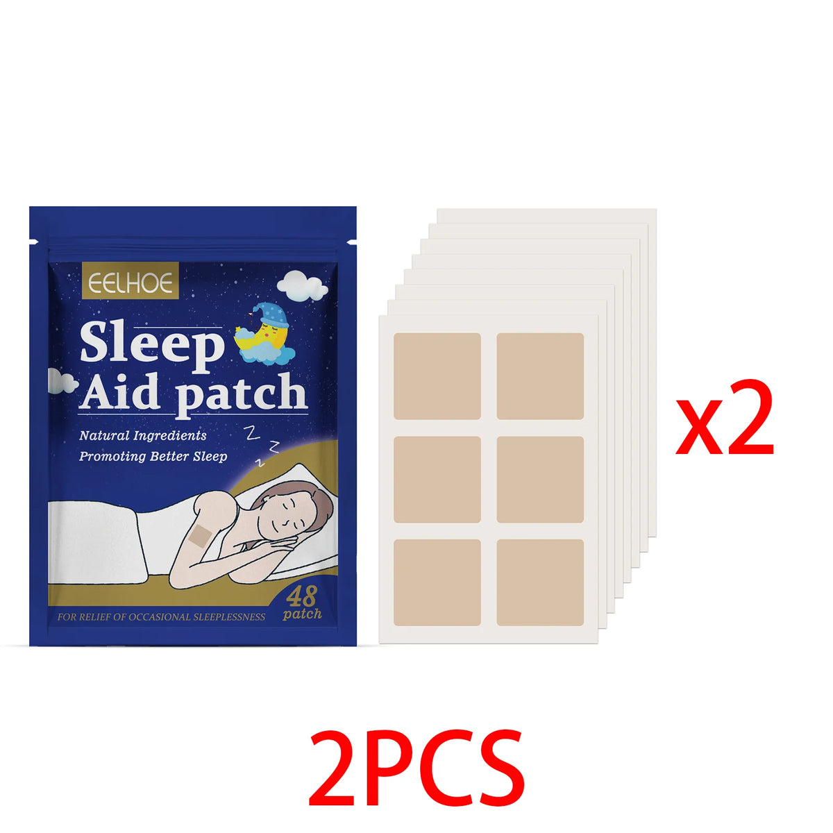 Natural Sleep Aid Lavender Patches for Nighttime Comfort