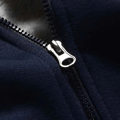 Men's Thick Fleece Hooded Winter Jacket
