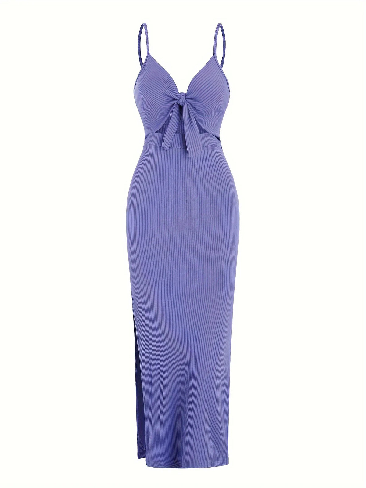 Knit Backless Sleeveless Dress for Women