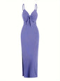 Knit Backless Sleeveless Dress for Women
