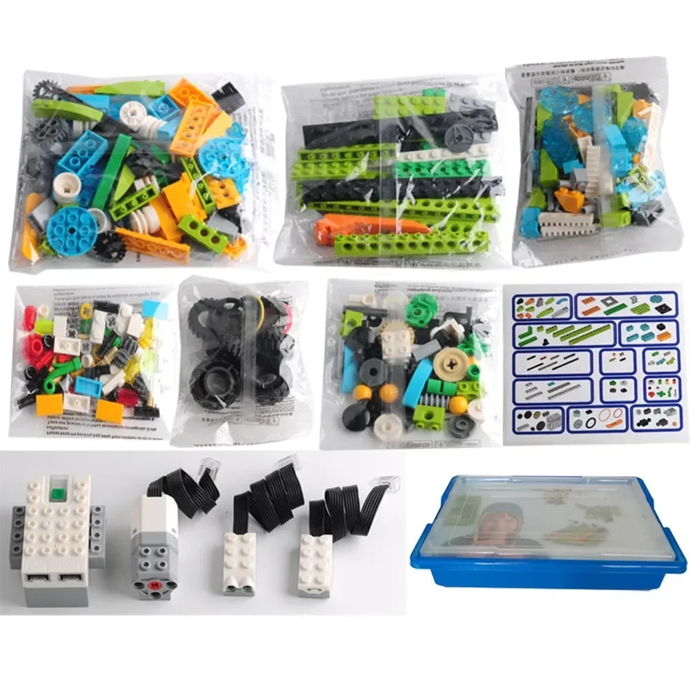 STEM Building Blocks Kit 280pcs with Electronic Sensors
