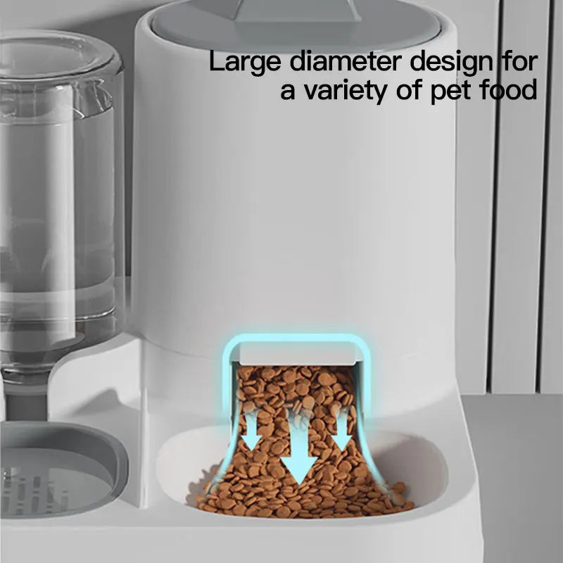 Automatic Cat Water Dispenser & Feeder