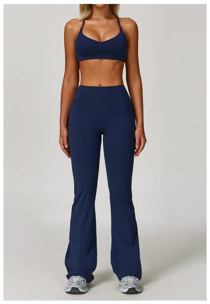 Yoga Suit Sports Set for Women Long Sleeve Athletic Wear
