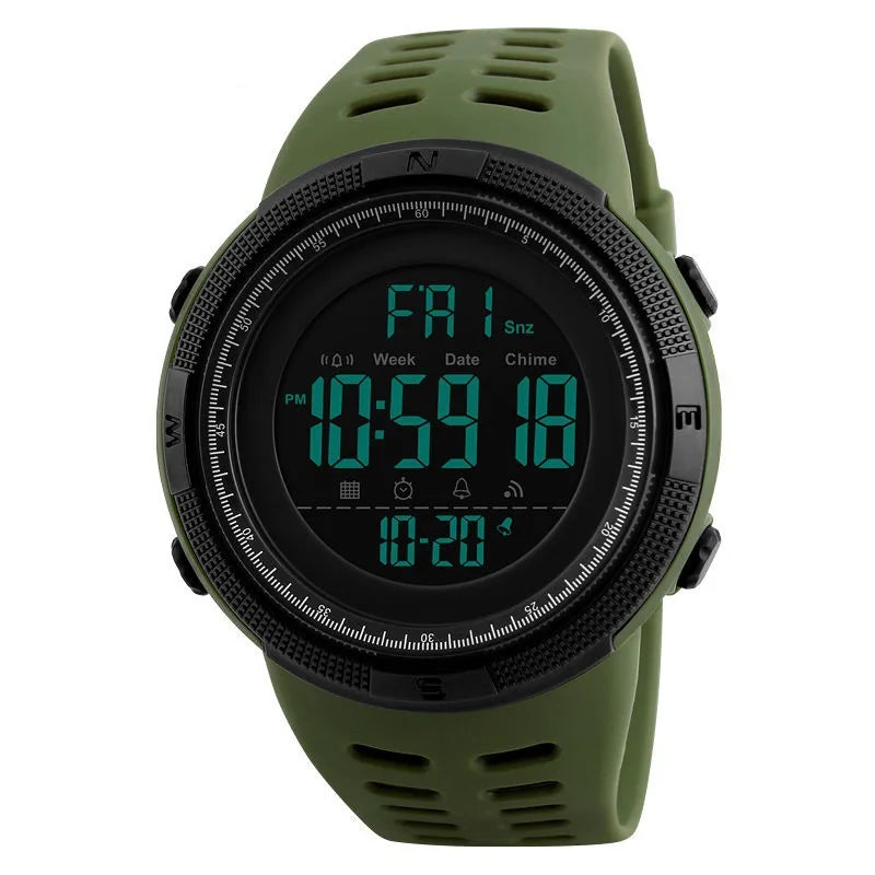 Men's Military Sports LED Digital Watch with Luminous Features