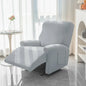 Soft Polyester Recliner Sofa Cover Solid Color