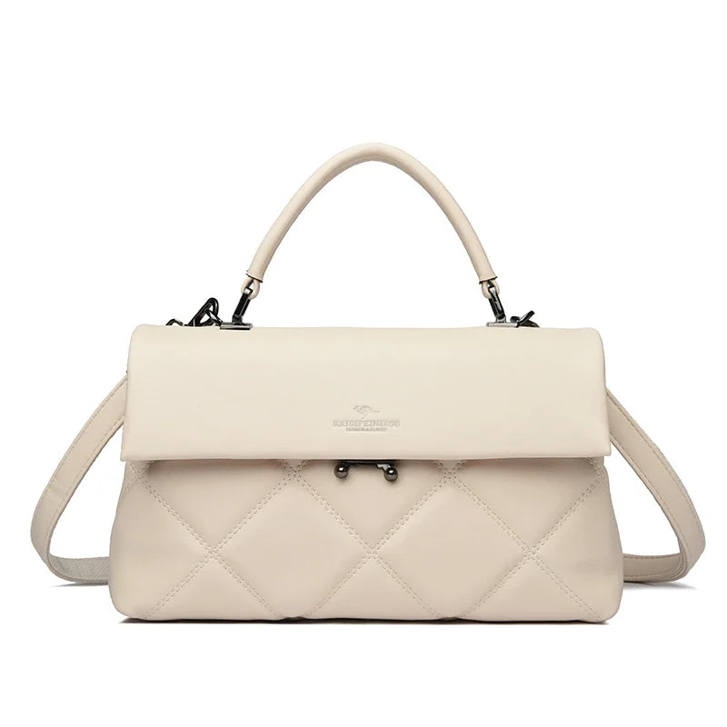Women's Soft Leather Crossbody Handbag